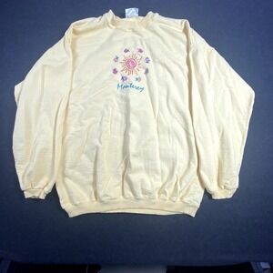 Vintage Crewneck J America Sweatshirt Embroidered Monterey Made In USA XL